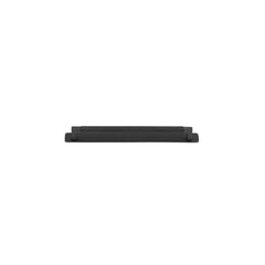 Cabinet Pull Brunswick With Backplate Matt Black 256mm