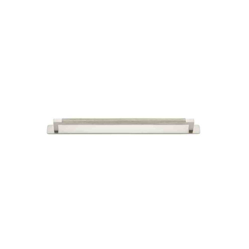 Cabinet Pull Brunswick With Backplate Satin Nickel 320mm