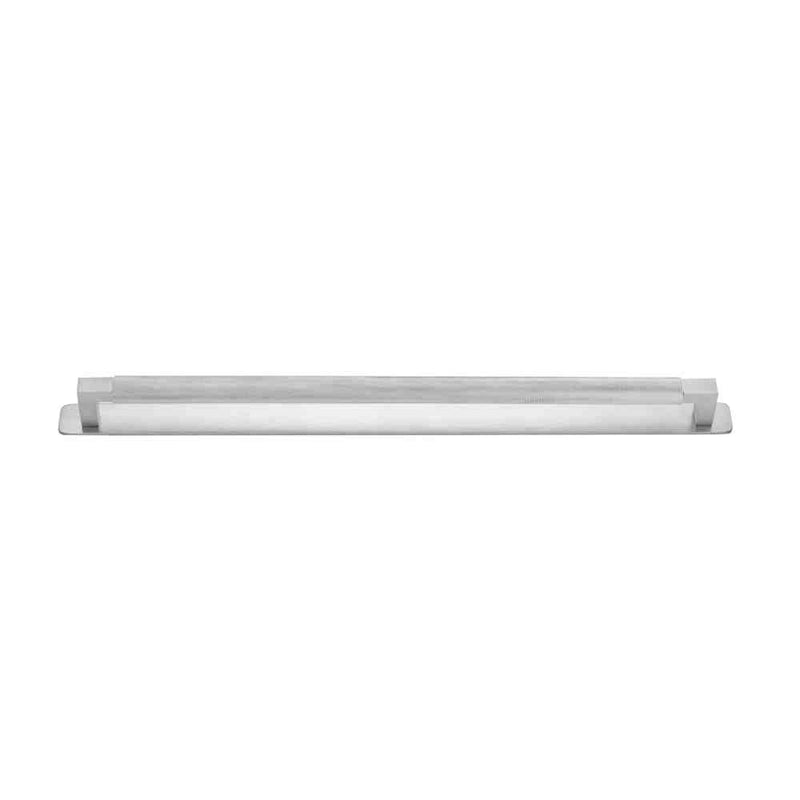 Cabinet Pull Brunswick With Backplate Brushed Chrome 450mm