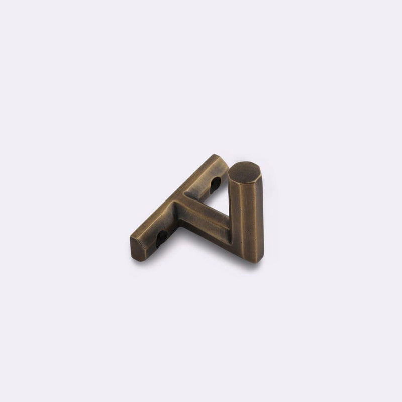 Henley Hook Acid Washed Brass