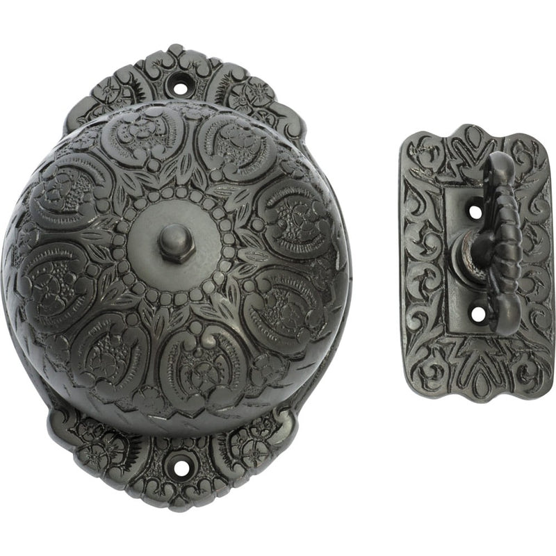 Turn Bell Iron Ornate Antique Finish H125xW92mm