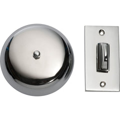 Turn Bell Plain Chrome Plated D90mm