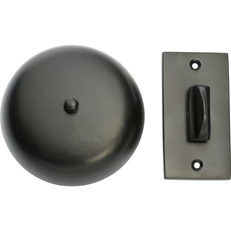 Turn Bell Plain Matt Black D90mm