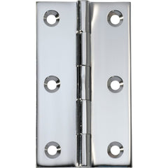 Hinge Fixed Pin Chrome Plated H89xW50mm