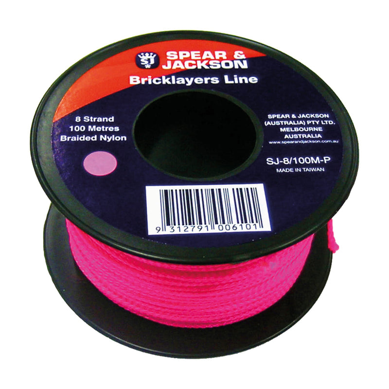 Bricklayer Line Pink 100mtr