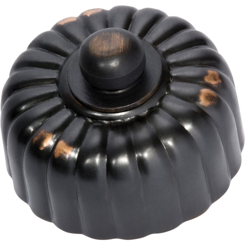 Fan Controller Fluted Antique Copper