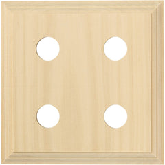 Switch Socket Block Classic Quad Pine