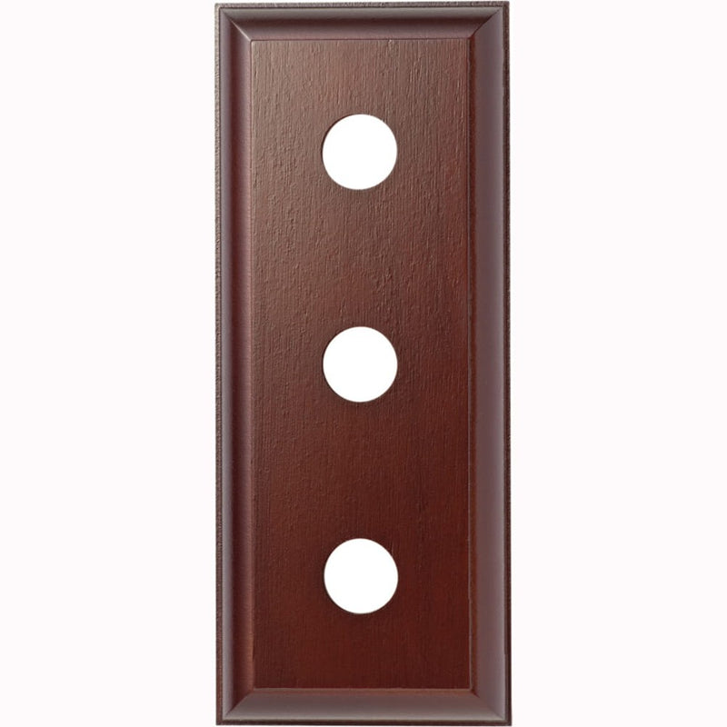 Switch Socket Block Traditional Treble Cedar