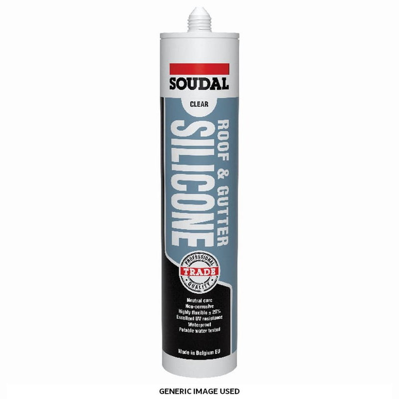 Roof & Gutter Silicone 300ml Translucent
