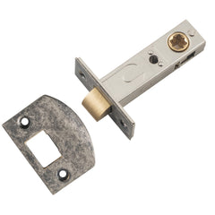 Tube Latch Split Cam Hard Sprung 'D' Striker Rumbled Nickel Backset 60mm