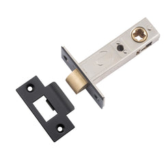 Tube Latch Split Cam Hard Sprung 'T' Striker Matt Black Backset 60mm