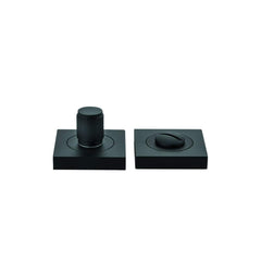 Privacy Turn Brunswick Concealed Fix Square Knurled Matt Black