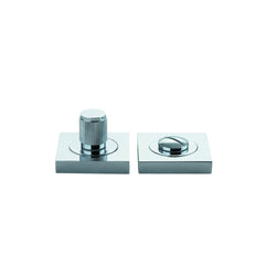 Privacy Turn Brunswick Concealed Fix Square Knurled Polished Chrome