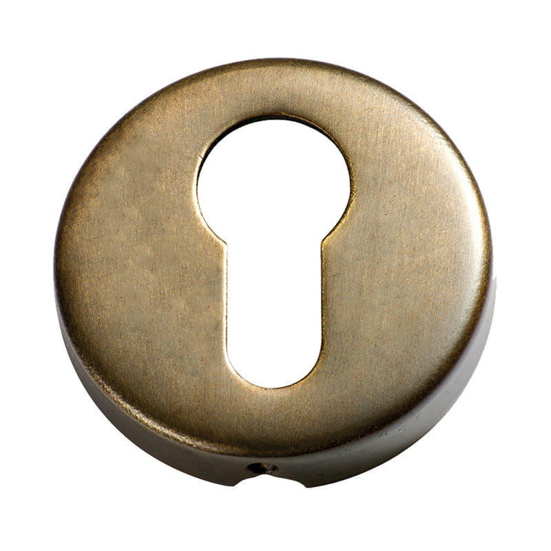 Escutcheon Sheet Brass Euro Antique Brass