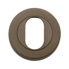 Escutcheon Oval Round Pair Signature Brass D52xP10mm