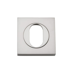 Escutcheon Oval Square Pair Satin Nickel H52xW52xP10mm