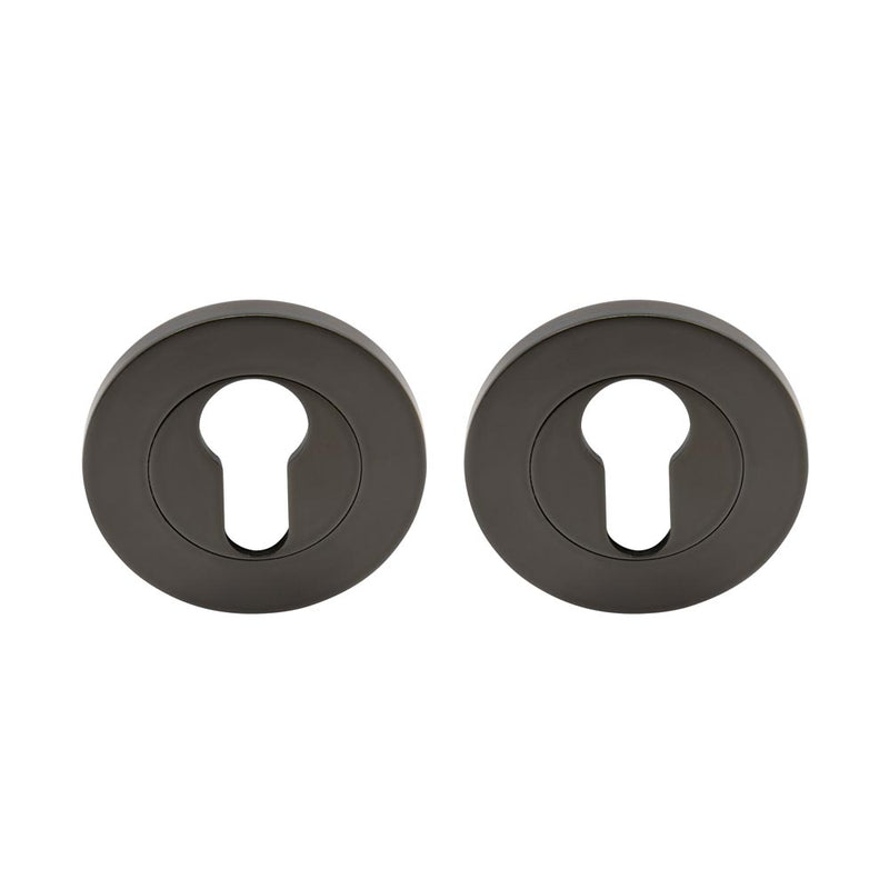 Windsor Euro Escutcheon Set Graphite Nickel