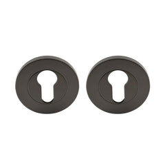 Windsor Euro Escutcheon Set Graphite Nickel