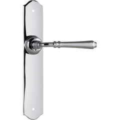 Door Lever Reims Latch Pair Chrome Plated