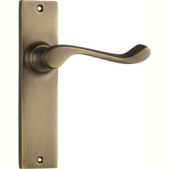 Door Lever Fremantle Latch Pair Antique Brass