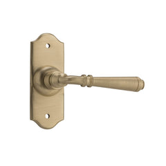 Door Lever Reims Latch Pair Satin Brass