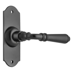 Door Lever Reims Latch Pair Matt Black