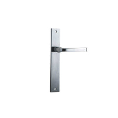 Door Lever Annecy Rectangular Latch Brushed Chrome