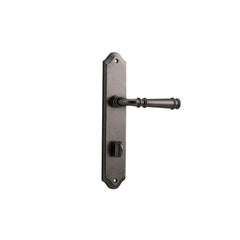 Door Lever Verona Shouldered Privacy Distressed Nickel