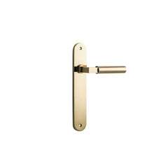 Door Lever Berlin Oval Latch Polished Brass