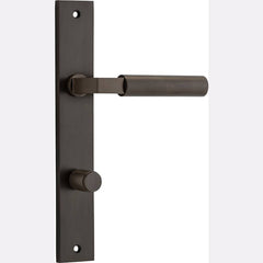 Door Lever Berlin Rectangular Privacy Signature Brass