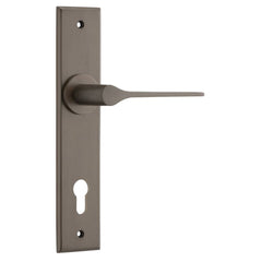 Door Lever Como Chamfered Euro Signature Brass