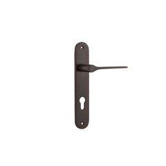 Door Lever Como Oval Euro Signature Brass