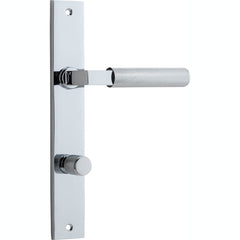 Door Lever Brunswick Rectangular Privacy Polished Chrome