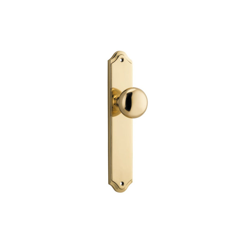 Door Knob Cambridge Shouldered Latch Polished Brass
