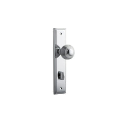 Door Knob Guildford Stepped Privacy Polished Chrome
