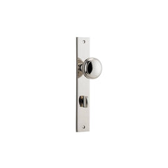 Door Knob Paddington Rectangular Privacy Polished Nickel