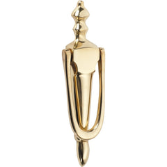 Door Knocker Victorian Unlacquered Polished Brass