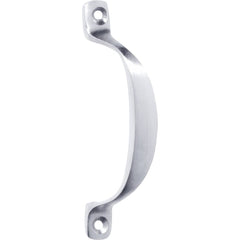 Pull Handle Offset Satin Chrome 100mm