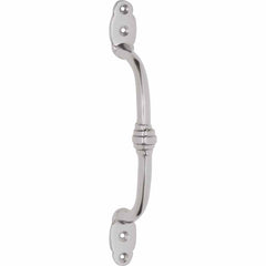 Pull Handle Offset Banded Satin Chrome 180mm