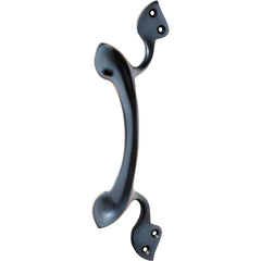 Pull Handle Nouveau Offset Antique Copper