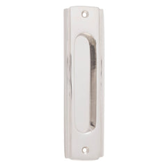 Sliding Door Pull Traditional Polished Nickel H150xW43mm