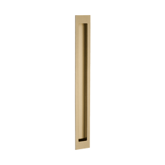 Zanda Flush Pull Verve Satin Brass 300x37mm