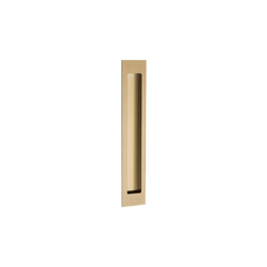 Zanda Flush Pull Verve Satin Brass 200x37mm