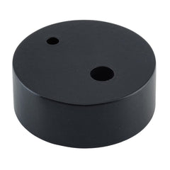 Door Stop Spacer Oval Matt Black H15xD40mm