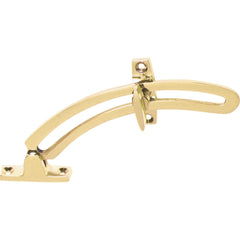 Quadrant Stay Polished Brass