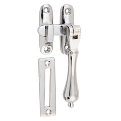 Casement Fastener Teardrop Long Throw Chrome Plated