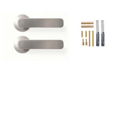 Momo Aspen Lever Handle Set Dull Brushed Nickel