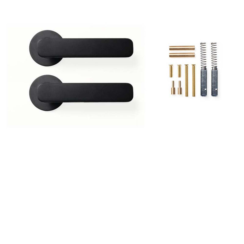 Momo Aspen Lever Handle Set Matt Black