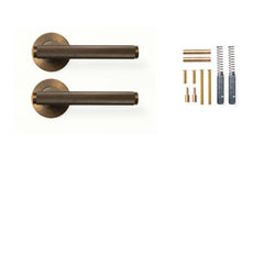 Momo Bellevue Knurled Lever Handle Set Bronze