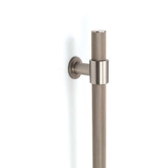 Momo Belgravia Knurled Door Pull With Back To Back Fixing 416mm Dull Brushed Nic